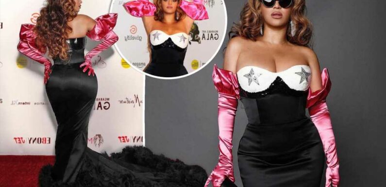 Beyoncé channels old Hollywood glam in strapless gown, gloves for Wearable Art Gala