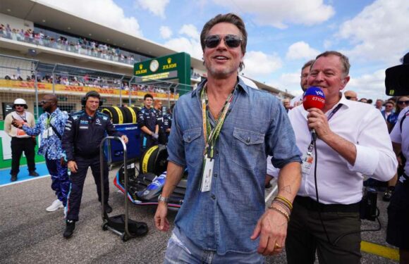 Brad Pitt meets with F1 team bosses amid star-studded US Grand Prix