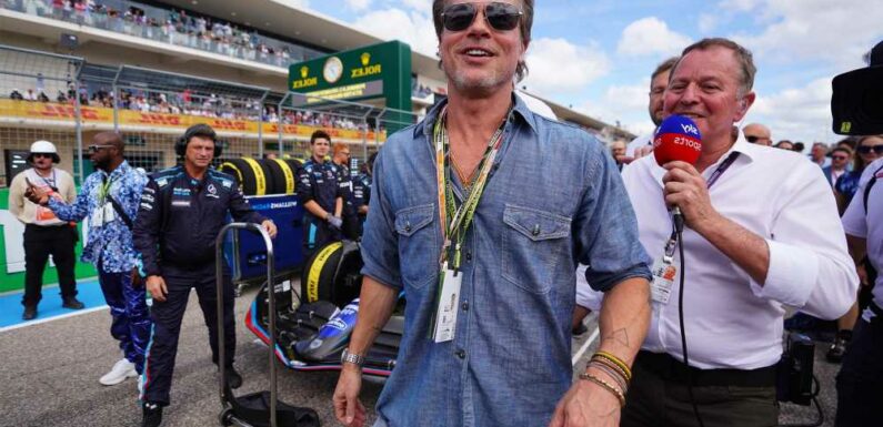 Brad Pitt meets with F1 team bosses amid star-studded US Grand Prix