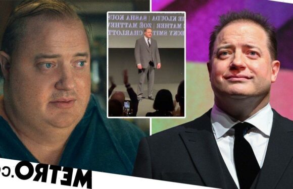 Brendan Fraser in tears as new film receives standing ovation in London