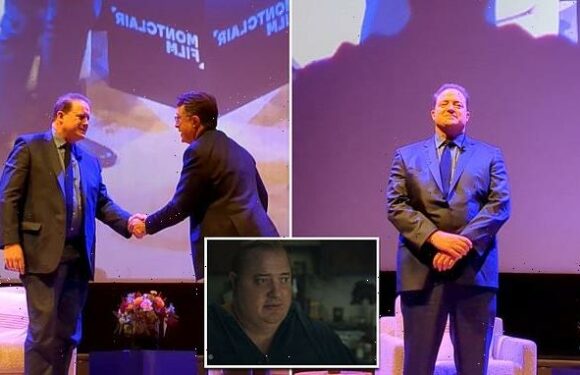 Brendan Fraser receives standing ovation at Montclair Film Festival