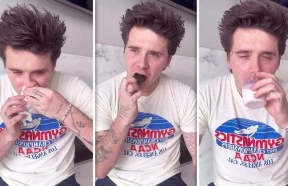 Brooklyn Beckham left in tears after taking part in one chip challenge