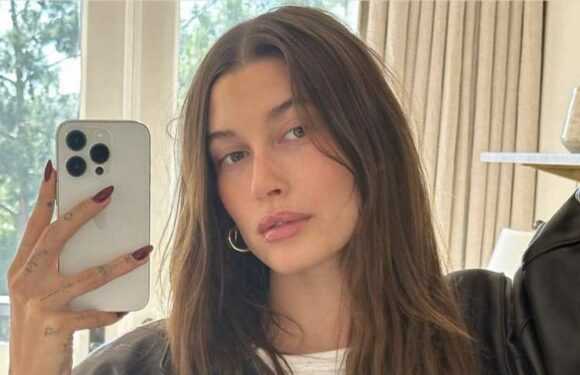 Channel Hailey Bieber’s Leather Shacket Look With This Similar Amazon Find