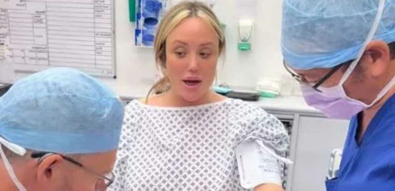 Charlotte Crosby shares first snaps after giving birth to baby girl with boyfriend Jake Ankers | The Sun