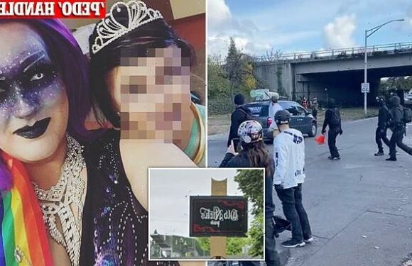 Child drag show sparks clashes between armed protesters outside pub