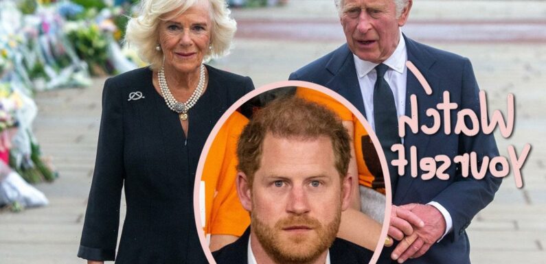 Damn!! King Charles Will BAN Prince Harry From Coronation If He Attacks Queen Camilla In New Book?!