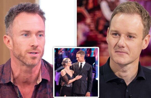 Dan Walker leaps to Nadiya Bychkovas defence against James Jordan