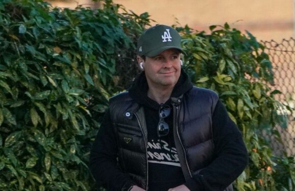 Dec Donnelly steps out for first time since catching Covid as wife Ali cradles baby son