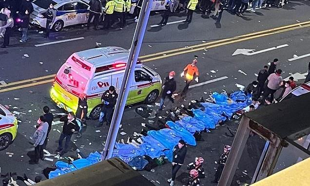 Dozens in cardiac arrest and crushed to death in Seoul, South Korea