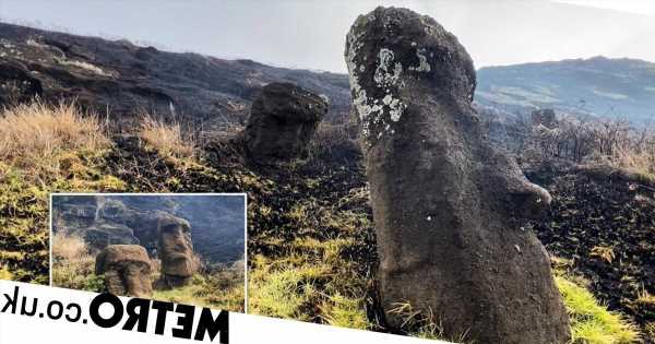 Easter Island's ancient statues suffer 'irreparable damage' in fire