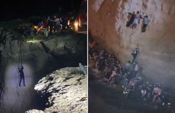 Fifty feared dead as two migrant boats sink off Greek holiday islands & survivors scramble up rocks to ‘save themselves’ | The Sun