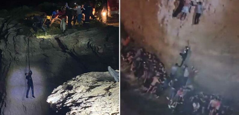 Fifty feared dead as two migrant boats sink off Greek holiday islands & survivors scramble up rocks to ‘save themselves’ | The Sun
