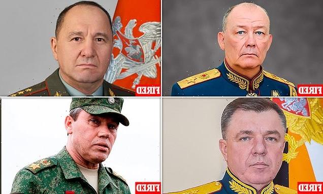 Four of the five Russian generals have been fired since war began
