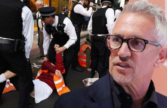 Gary Lineker baffles fans over tweet about Just Stop Oil protesters