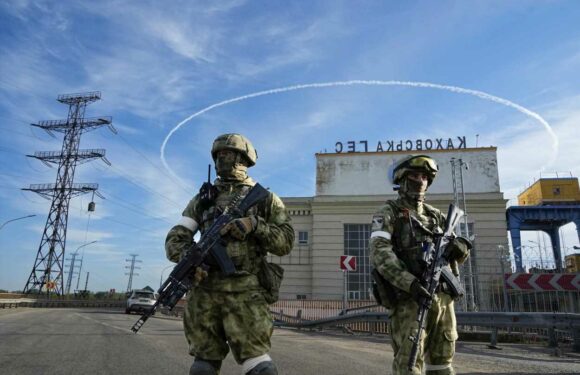 General Armageddon 'plotting to blow up dam to FLOOD Kherson' as pics show Russia's hastily built escape bridge | The Sun