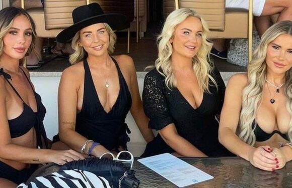Georgia Kousoulous Ibiza girls weekend with TOWIE co-stars Lydia Bright and Amber Dowding