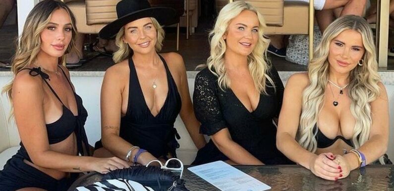 Georgia Kousoulous Ibiza girls weekend with TOWIE co-stars Lydia Bright and Amber Dowding