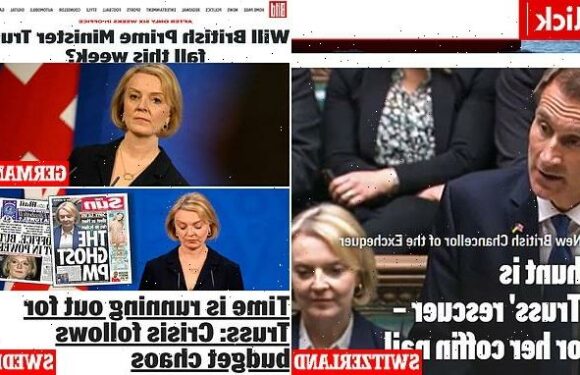 Global media reacts to British 'chaos' and says Truss is 'finished'