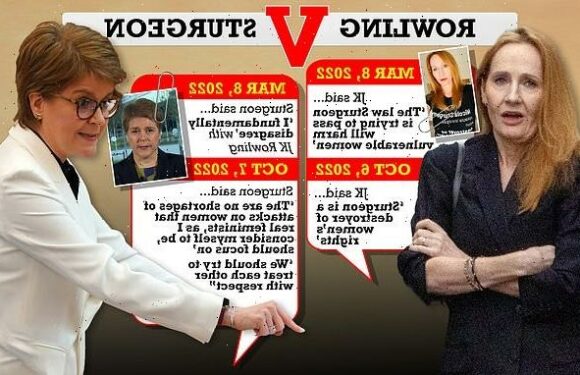 How did war of words between JK Rowling and Nicola Sturgeon start?