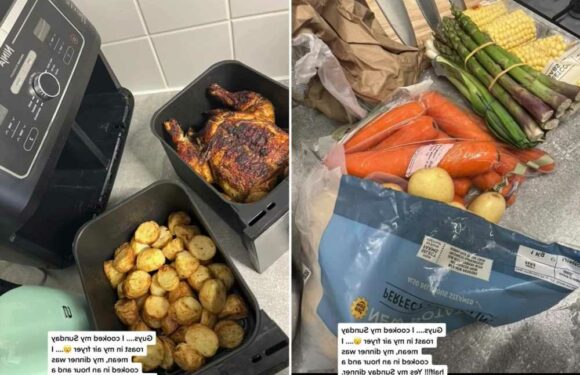 I cooked an entire roast dinner in my Air Fryer – here’s the step-by step- guide the best part is it only took 90 mins | The Sun