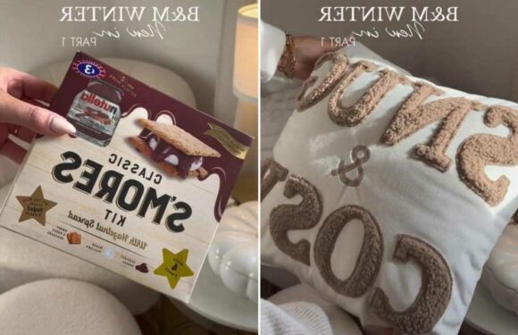 I did a giant haul in B&M for winter home décor and people can’t believe just how good it all looks | The Sun