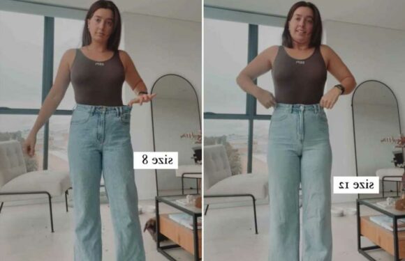 I tried on jeans in a size 8 and a 12 from the same shop – my results settle the clothes sizing debate once & for all | The Sun
