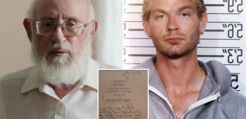 I was given ThanksGiving card by Jeffrey Dahmer – it turned out to be his haunting final message before he was murdered | The Sun