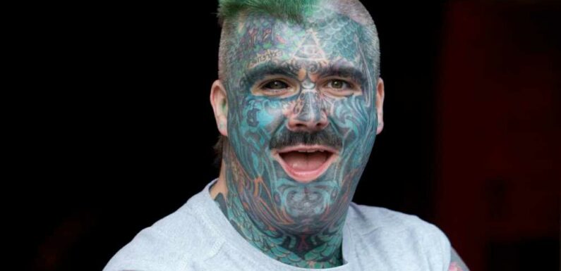 I was hidden from bosses at work because I'm Britain's most tattooed man – it's unfair | The Sun
