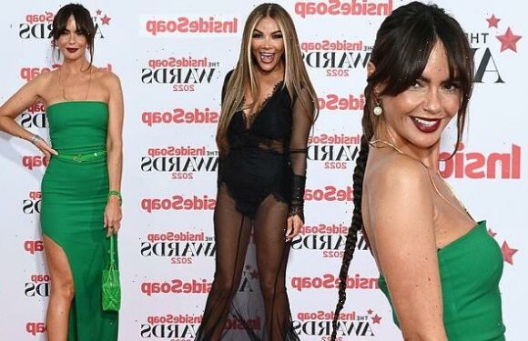 INSIDE SOAP AWARDS: Jennifer Metcalfe and Chelsee Healey lead the glam