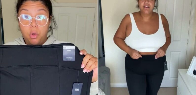 I’m plus size and tried the £19.50 magic leggings from M&S – and the results were amazing they sucked me in seconds | The Sun