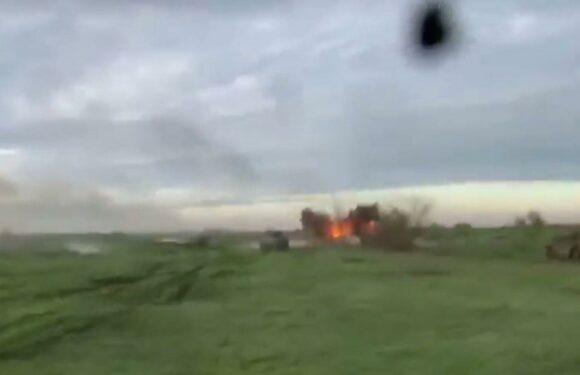 Incredible Call Of Duty-style vid shows Ukrainian armoured cars dodging barrage of shells in blistering march on Kherson | The Sun