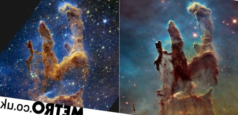Incredible image of the Pillars of Creation captured by James Webb Telescope