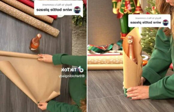 I'm a wrapping pro – here's how to wrap those awkward Christmas presents, including wine bottles | The Sun