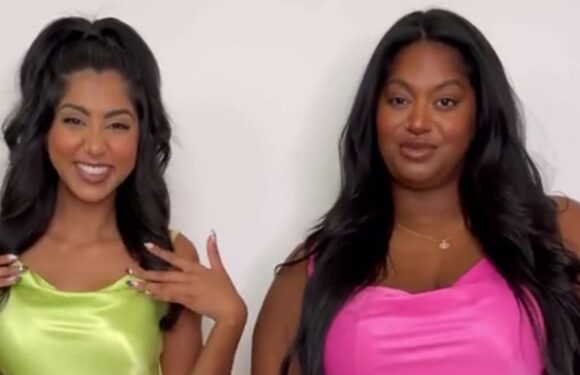 I'm an XS & my bestie is an XXL -we tried on the same five outfits in a Meshki haul & it left viewers with 'goosebumps' | The Sun