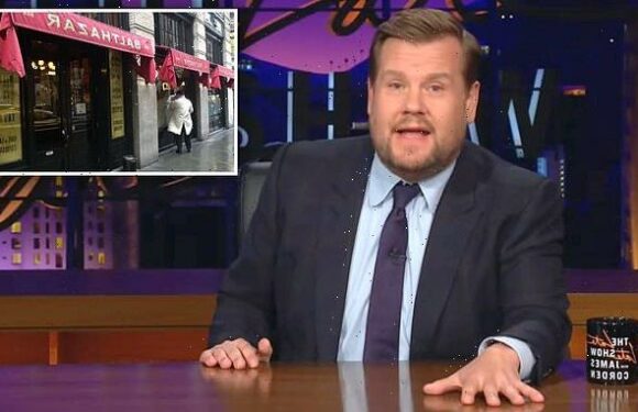 James Corden FINALLY admits he was 'ungracious' to Balthazar waiter