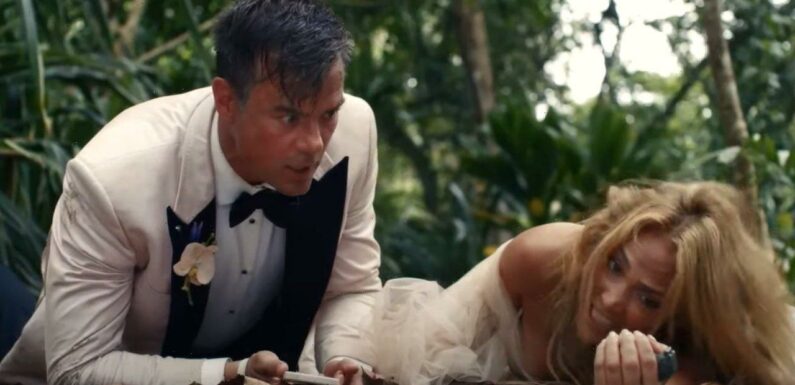 Jennifer Lopez and Josh Duhamels Nuptials Turn Into Nightmare in First Shotgun Wedding Trailer