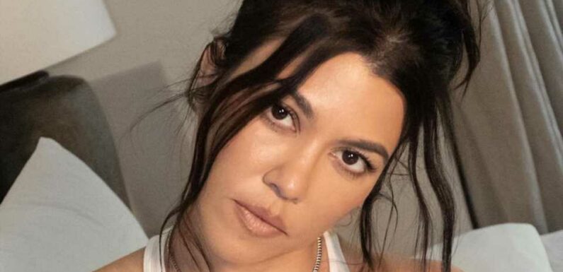 Kardashian fans 'mortified' for Kourtney's three kids as they spot 'gross' detail in star's new photo | The Sun