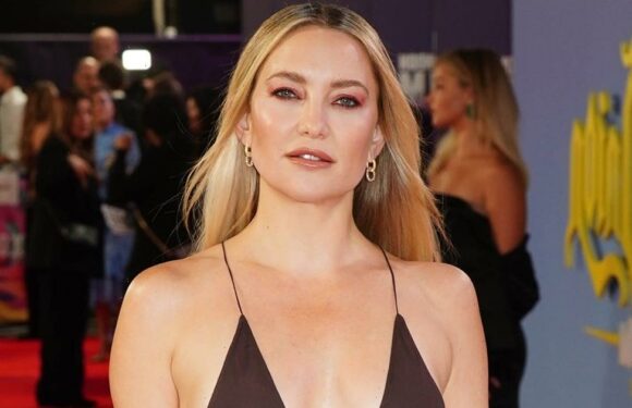 Kate Hudson Revives a Classic 2000s Color Combo in a Sheer Dress