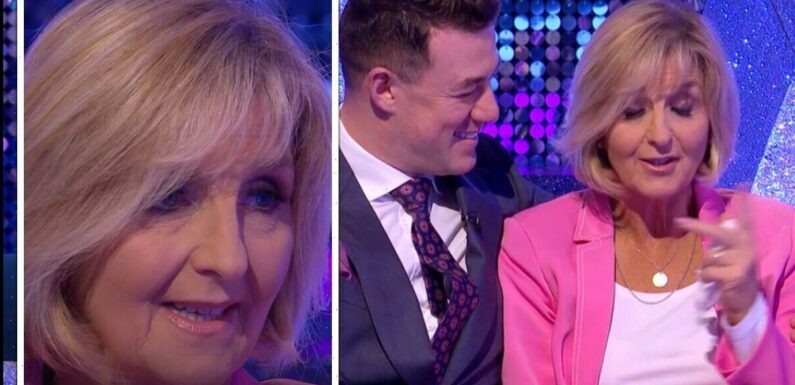 Kaye Adams fights back tears over Strictly Come Dancing elimination