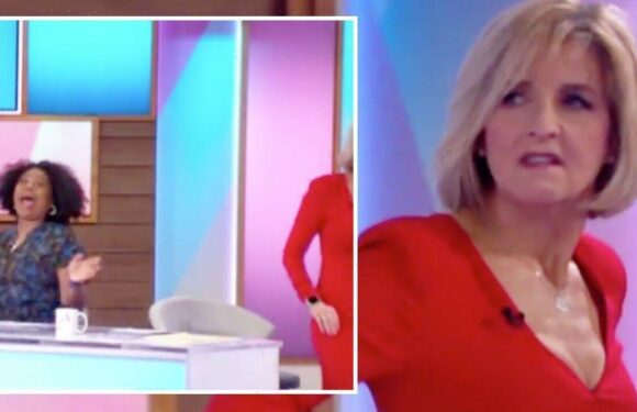 Kaye Adams pretends to walk off as Carol says panel ‘aren’t friends’