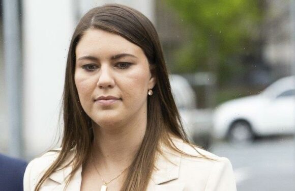 Key moment Brittany Higgins appeared in court in person to tell her story