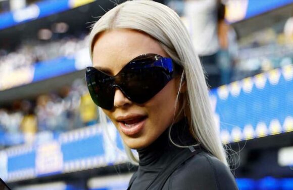 Kim Kardashian Booed at LA Rams Game With Son Saint