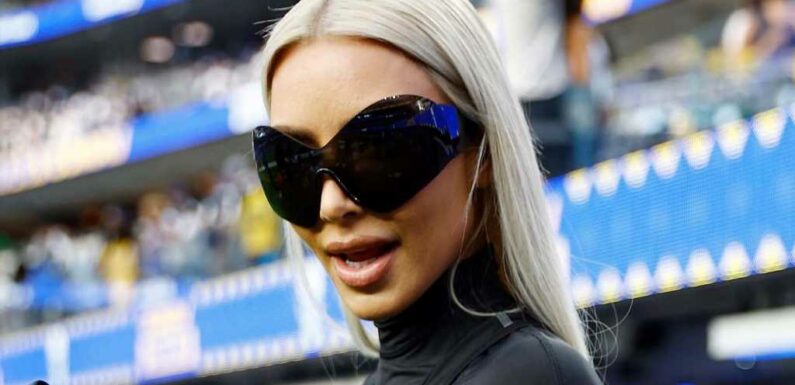 Kim Kardashian Booed at LA Rams Game With Son Saint