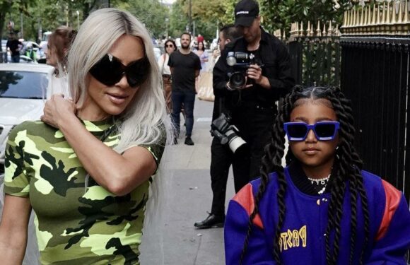 Kim Kardashian slammed as daughter North, 9, wears ‘seriously wrong’ full leather mask