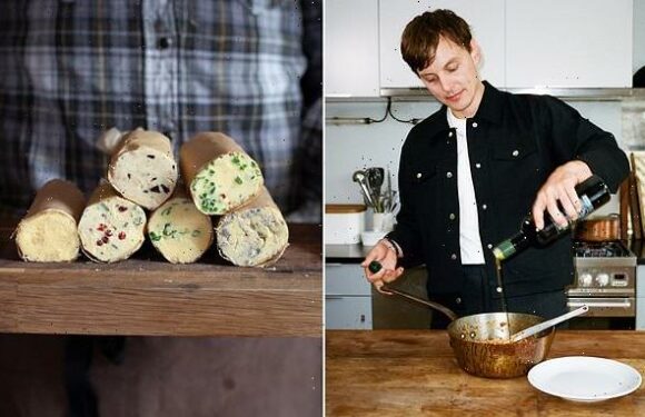 Lay on a spread with berry butter