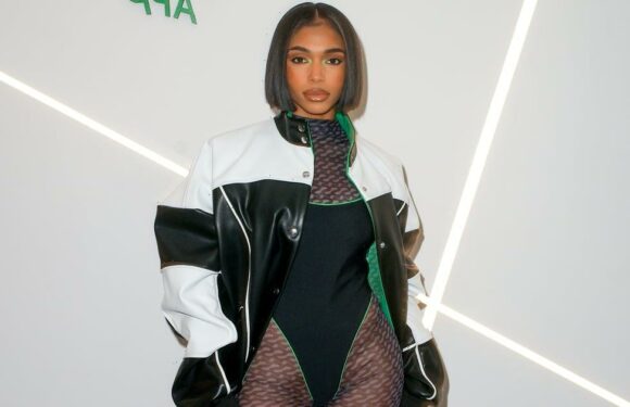 Lori Harvey Turns Heads in a Sheer Illusion Catsuit and Stiletto Heels