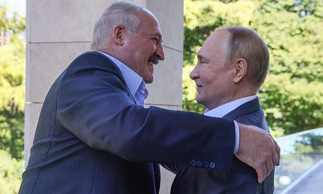 Lukashenko gives Putin voucher for a tractor as a birthday present