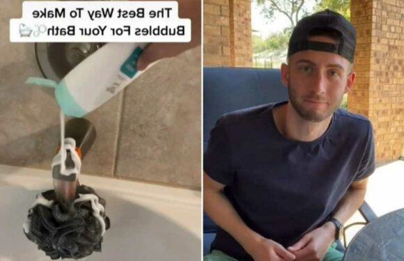 Man shares clever hack to get your bath water bubbly in seconds – and all you need is a shower puff | The Sun
