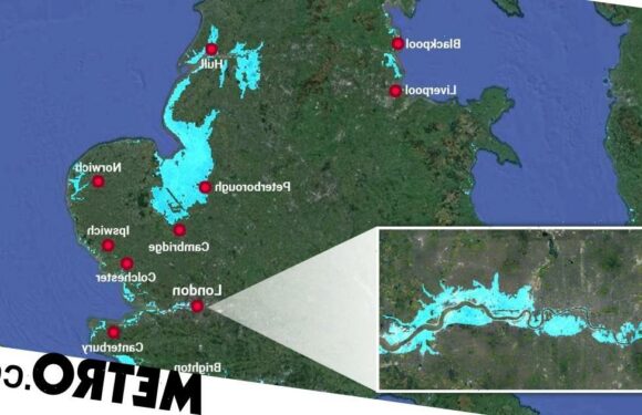 Maps showing parts of UK underwater in 30 years will shock you