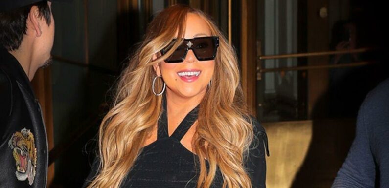 Mariah Carey, 53, in daring display flashing bra in sheer dress